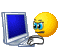 Hitting computer smiley (Angry Emoticons)