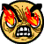 Raging eyes emoticon (Angry Emoticons)