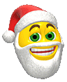 santa christmas animated mooning emoticons