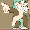 Evil Monkey In The Closet animated emoticon
