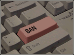 Ban Button animated emoticon