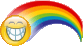 smilie of Happy rainbow
