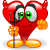 Devil heart animated emoticon