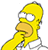 Homer Thinking smilie