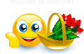 Flower Basket smiley (Valentine Emoticons)