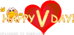 Happy V Day emoticon (Valentine Emoticons)