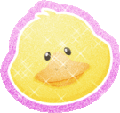 yellow chick head icon