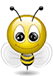 Bumblebee emoticon (Bug and insect emoticons)