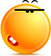 Bad Smile emoticon (Butter Face emoticons)