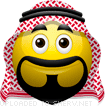 arab wearing keffiyeh smiley