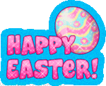 Happy Easter Egg emoticon (Easter Emoticons)