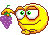 eating grapes emoticon