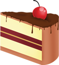slice of cake emoticon