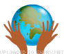 The World in your hands animated emoticon