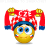 smiley of czech republic fan