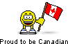 emoticon of Canadian Flag