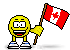 smiley of flag canada