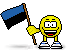 Flag of Estonia animated emoticon