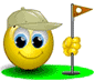 golf cheater smiley