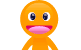 Orange Guy Two Thumbs Up emoticon (Hand gesture emoticons)