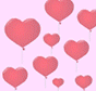icon of valentine balloons