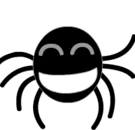smiley of smiling spider waving
