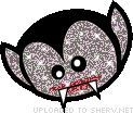 Vampire Bat Glitter emoticon (Horror Emoticons)