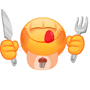 Super Hungry emoticon (Hungry smiley faces)