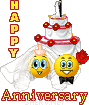 Wedding Anniversary emoticon (Wedding and Marriage emoticons)