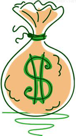 A Sack of Coins with the Dollar Sign. emoticon (Money emoticons)
