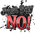 emoticon of Just Say No!