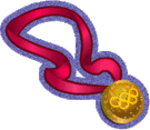 Bronze medal emoticon (Olympic games emoticons)