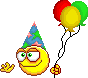 party hat balloons icon