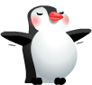 Awesome Baby Penguin smiley (Penguin emoticons)