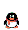 Dreaming Penguin animated emoticon