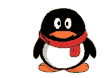 Excited Penguin emoticon (Penguin emoticons)