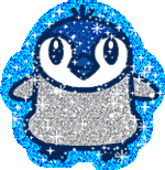 emoticon of Glitter Penguin