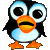 Sad Penguin emoticon (Penguin emoticons)