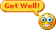 get well! smiley