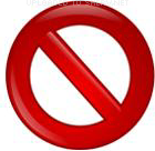 not allowed symbol sign icon