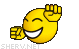 Celebrating smiley (Yellow HD emoticons)
