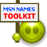 MSN Names Toolkit